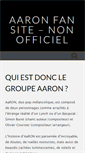 Mobile Screenshot of aaronwebsite.com